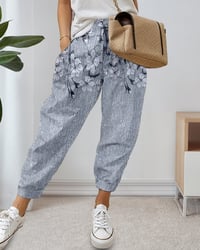 Casual jeans med lommetryk til kvinder