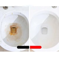Kraftvoller Vergilbungs- und Kalkentferner für die Toilettenschüssel