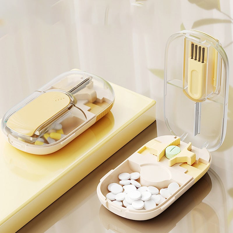 2-in-1 Kada Magnetic Pill Cutter and Storage Box
