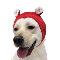 Dog Ear Muffs Noise-Protection Knitted Hat