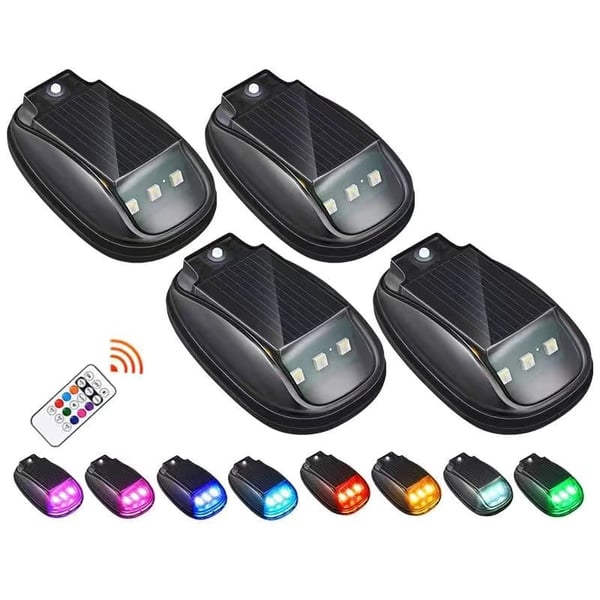 Solar Car Roof RGB Strobe Light