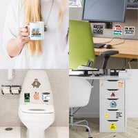 ✨ Set of 130 Pcs Funny Saying Stickers