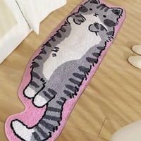 Cute Cartoon Cat Tufted Rug