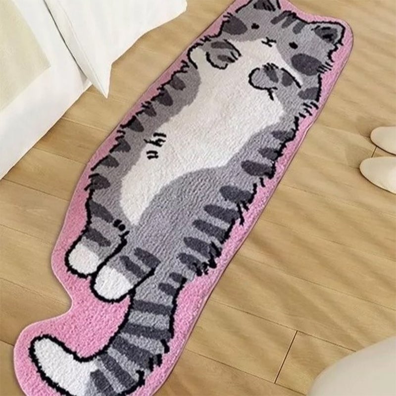 Cute Cartoon Cat Tufted Rug