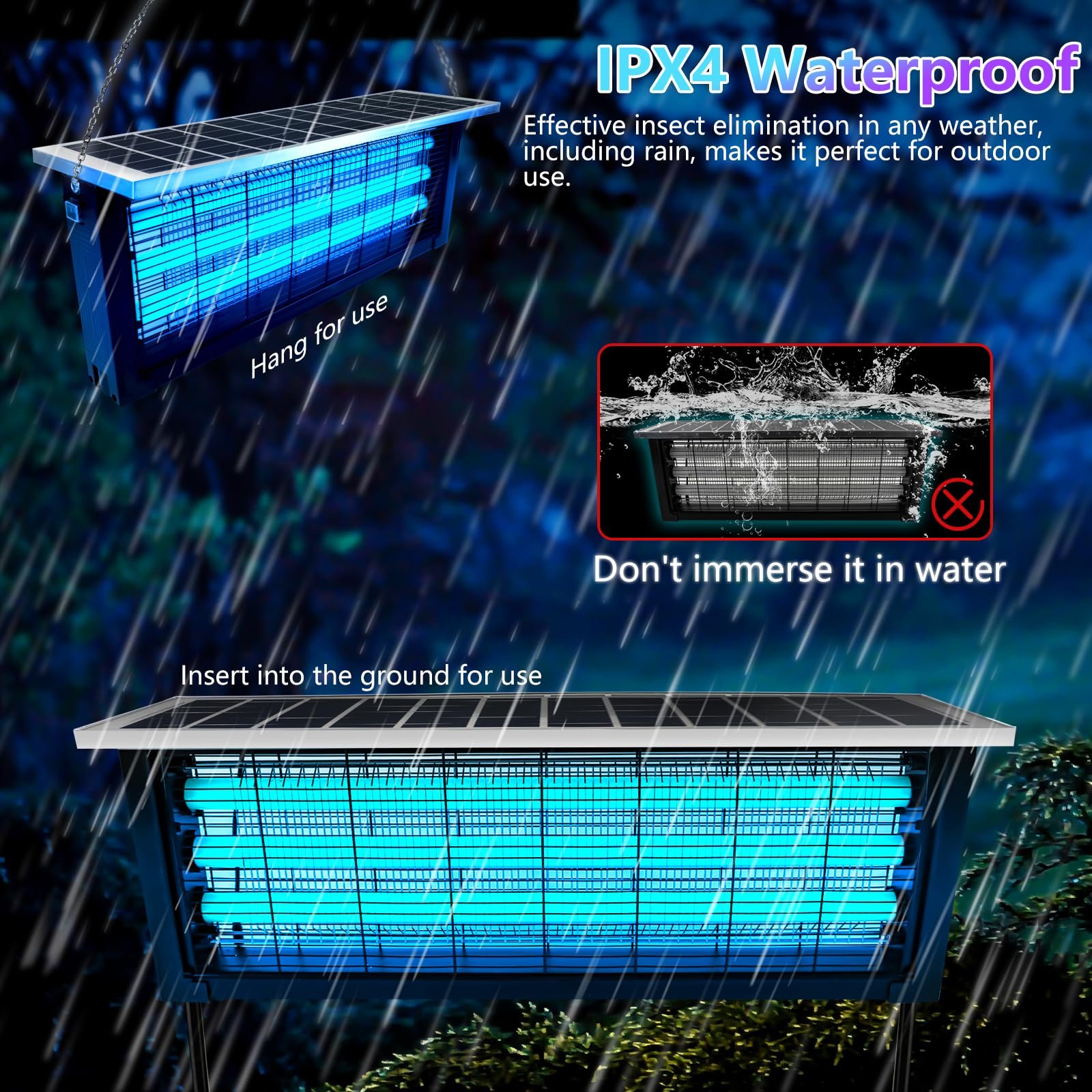 Solar Bug Zapper Outdoor