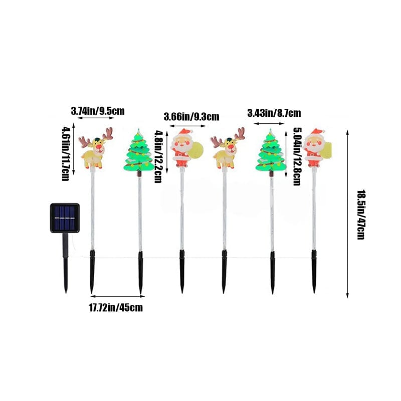 Solar-Powered Christmas Atmosphere Lights