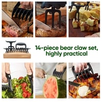 SAKER® 14-piece Bear Claw Grill Kit
