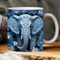 Tasse 3D imprimée éléphant