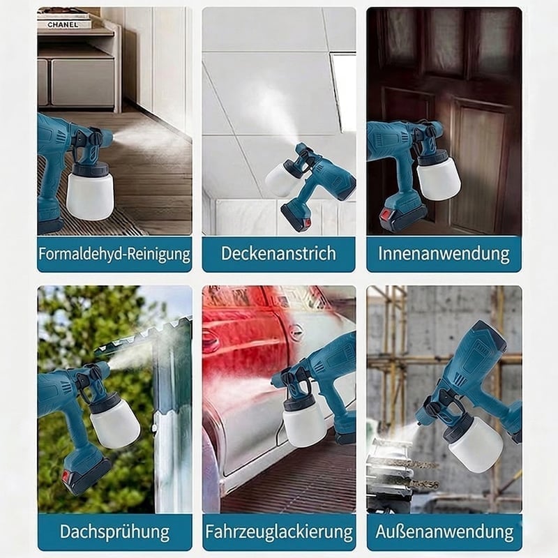 Kabelloses HVLP Farbsprühgerät für Zuhause