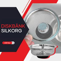 Diskbänk Ersättningsfilter  i Rostfritt stål