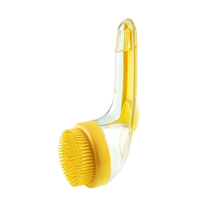Press-to-Dispense Bath Brush (18 cm)