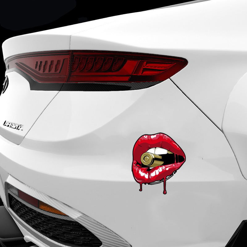 Kogel Lip Decoratieve sticker