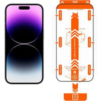 Automatisch ausrichtende Displayschutzbox für iPhone