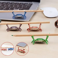 Creative weightlifting crab pen holder ornaments