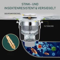 Edelstahl-Spülbeckensieb