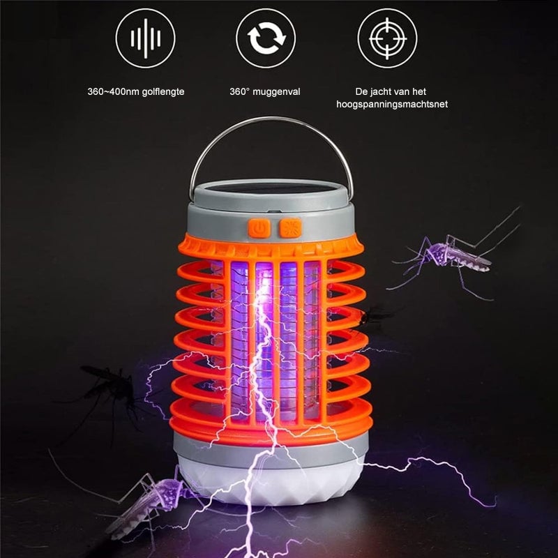 Muggen- en insectenverdelgerlamp voor kamperen binnen en buiten