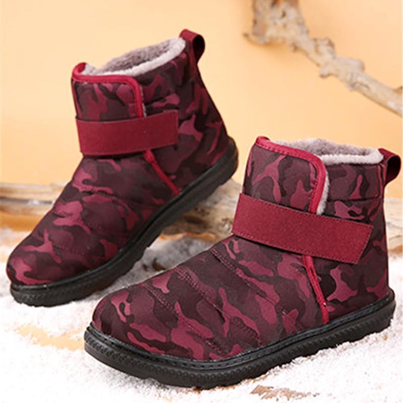 Rutschfeste wasserdichte Schneeschuhe mit selbstklebender Schnalle