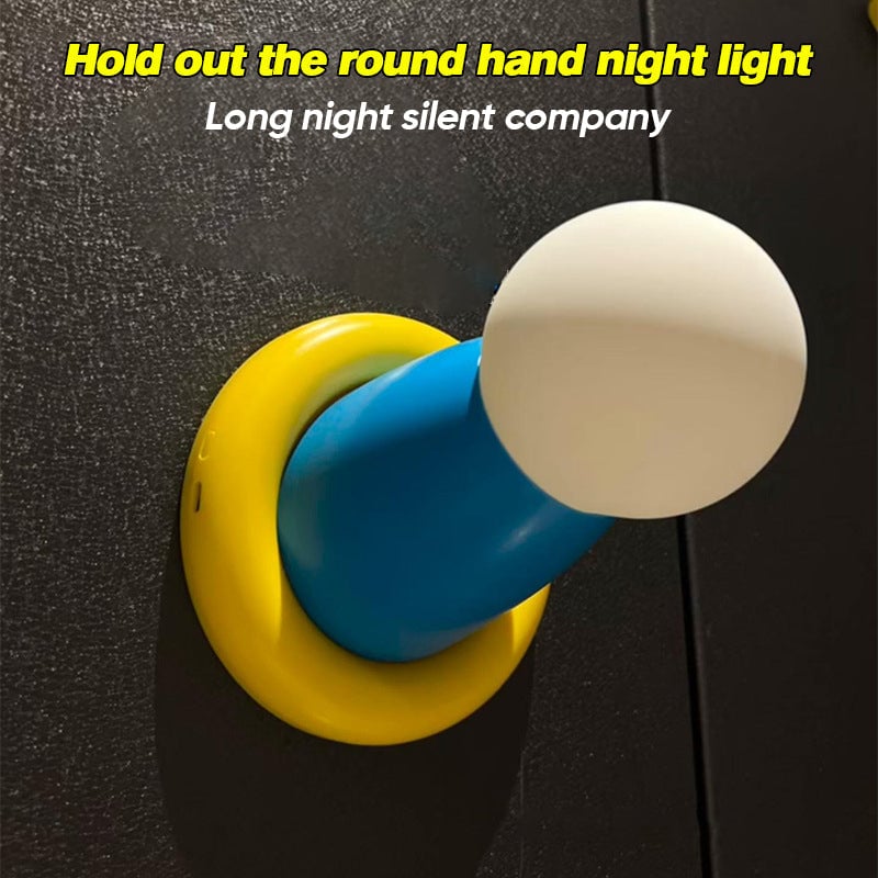 Extend round hand' small night light