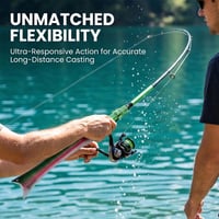 Fish-shaped telescopic rod