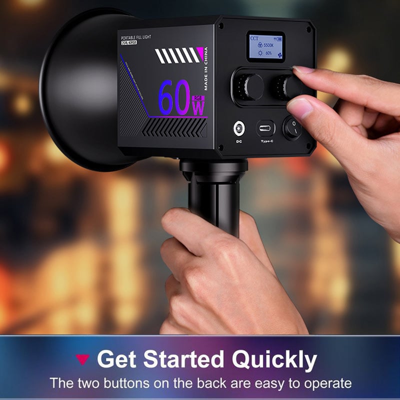 Sakerplus Handheld Portable Video Light