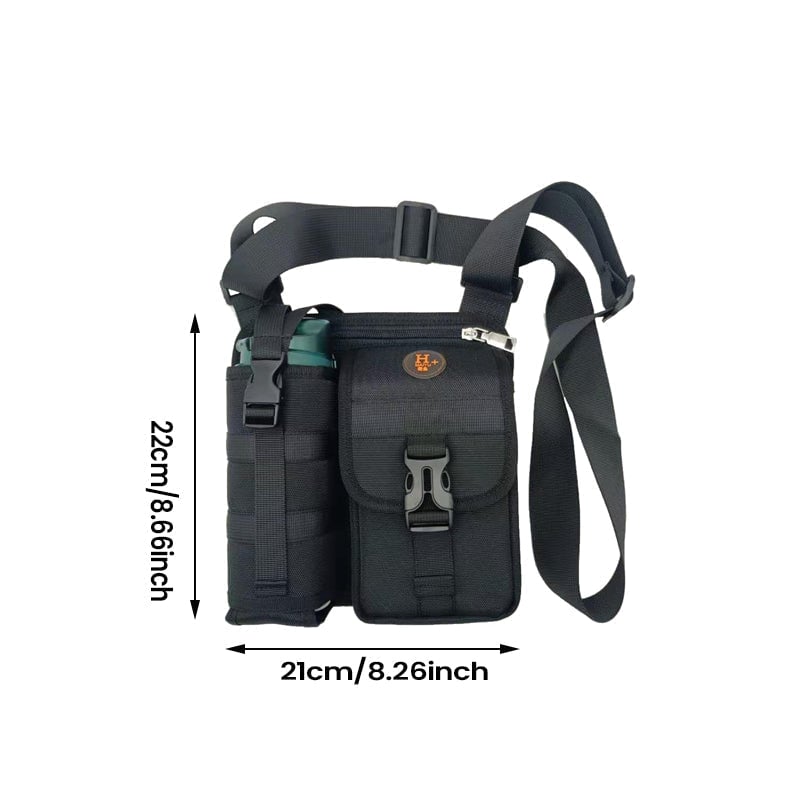 Sacs imperméables de fronde de bandoulière de poitrine de camping avec le support de bouteille d'eau