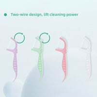 Disposable Floss Picks Twin-Line