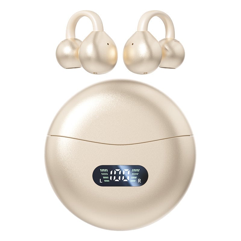 AI Translation Open Ear Clip Bluetooth Headphone