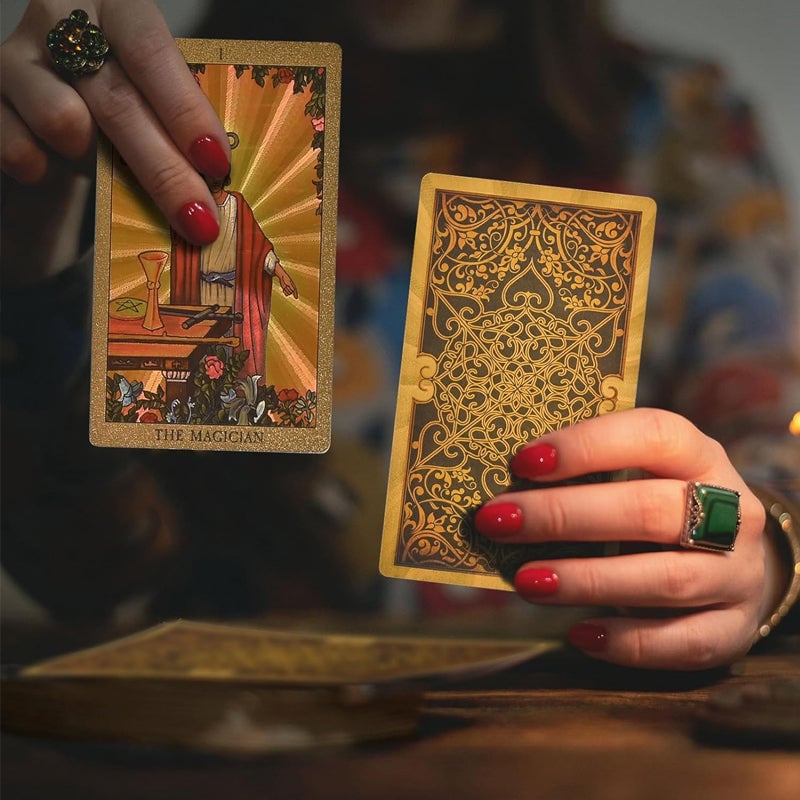 Ontdek de mystieke wereld van Tarot Gold Foil Tarot