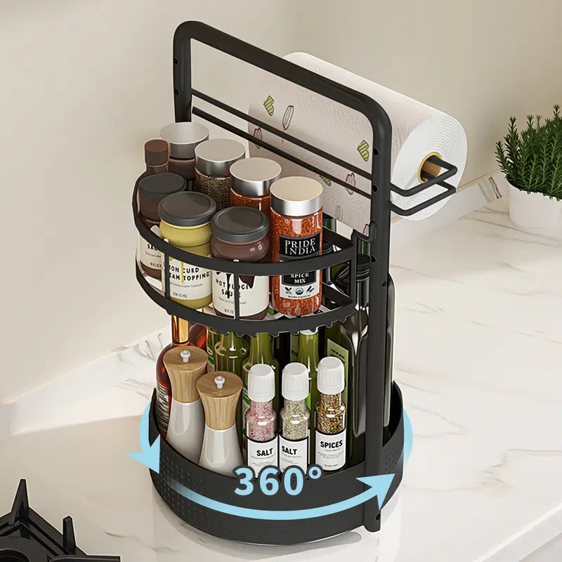 Sakerplus® Rotating Spice Rack Organizer Countertop