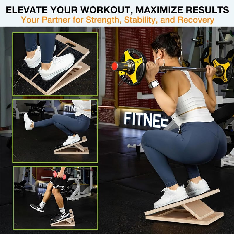 Sakerplus 6-Angle Slant Board & Balance Board