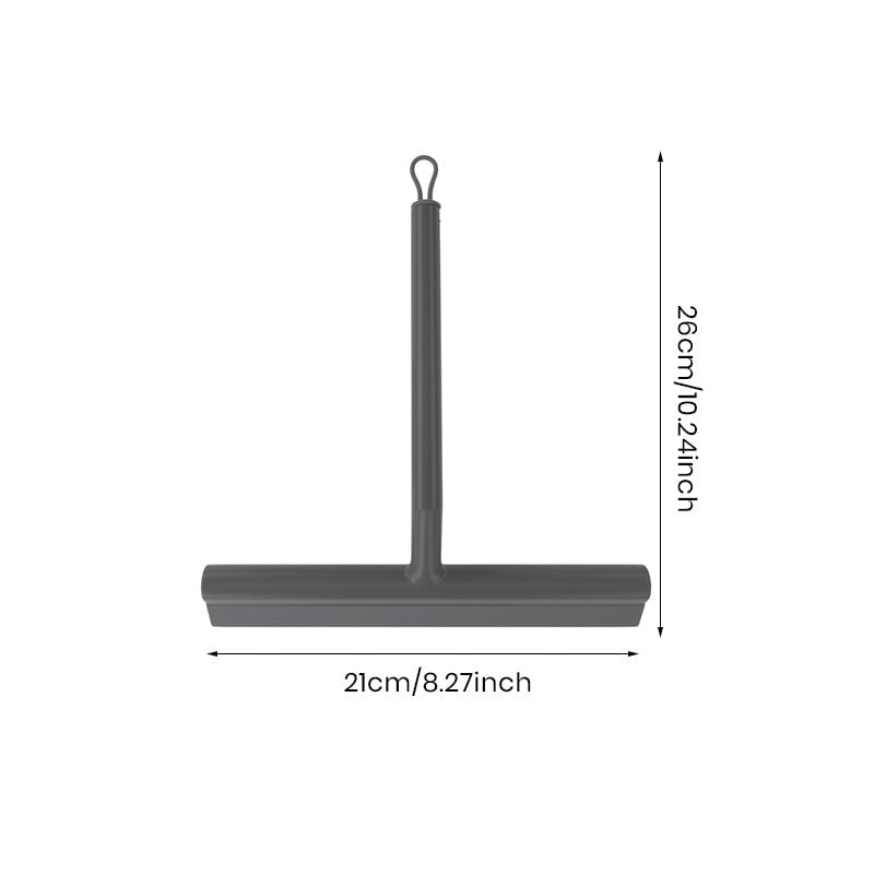 Rubber strip cleaning wiper