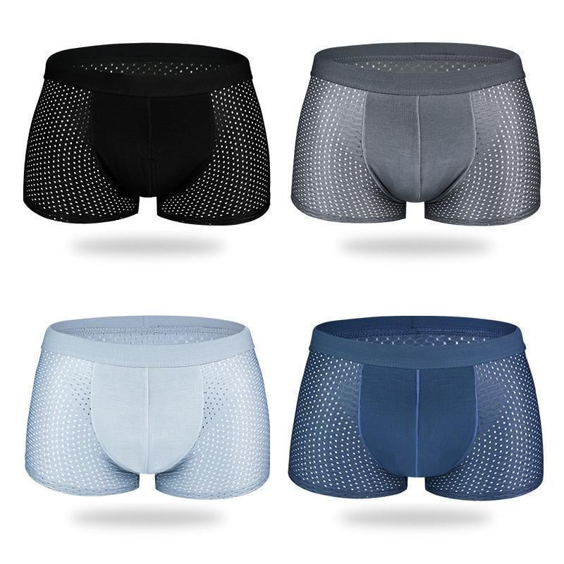 Mens Breathable Ice Silk Underwear