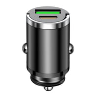 Sakerplus Metal Pull-Ring Invisible Fast Car Charger