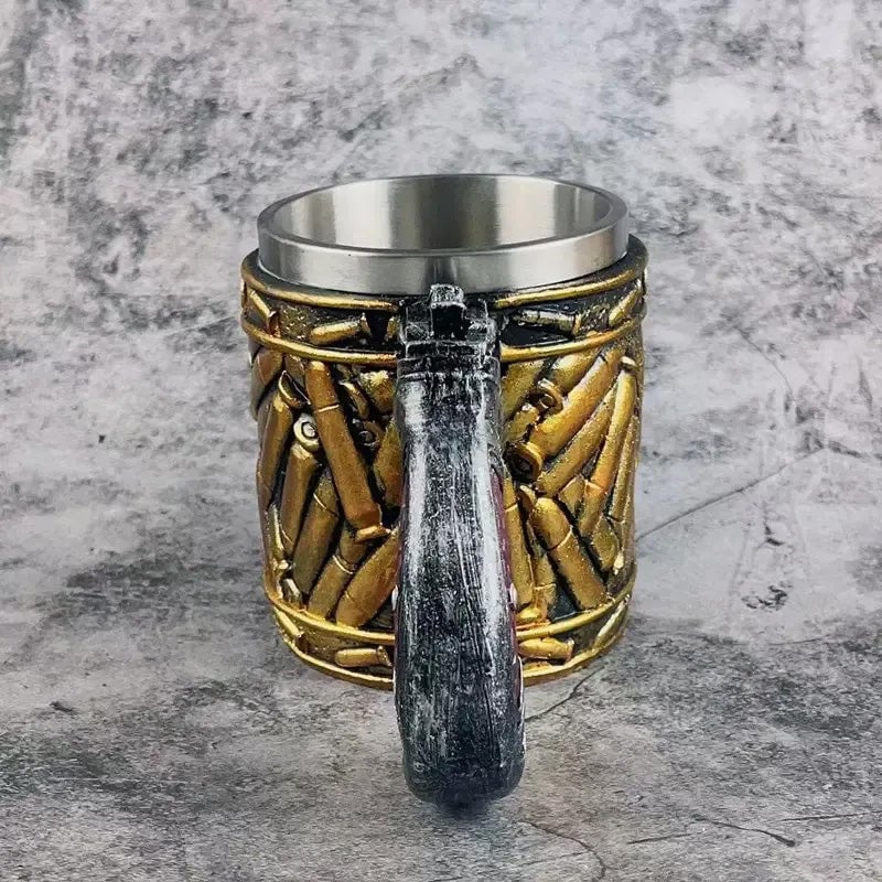 Tasse à bière créative en acier inoxydable