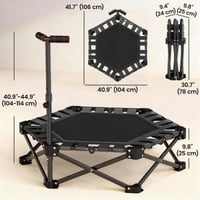 Sakerplus® Foldable Fitness Trampoline With Handle