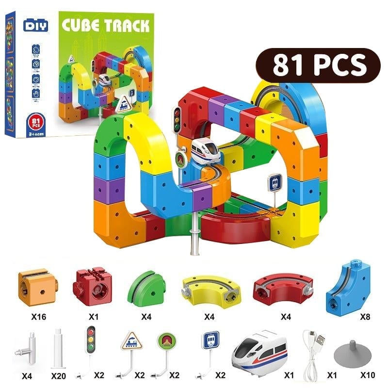 Sakerplus® 3D STEM Electric Train Set