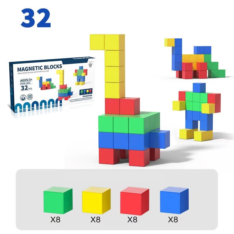 Magnetische Bausteine für Kleinkinder & Kinder