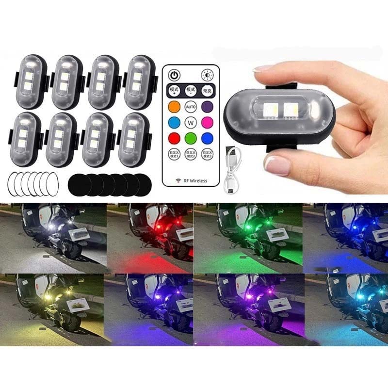 Kleurrijke auto LED-verlichtingsset Zomer LED-verlichting voor auto