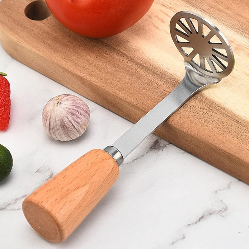 Edelstahl-Kartoffelstampfer mit dickem Griff