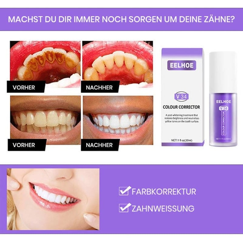 Zahnfarbkorrektur