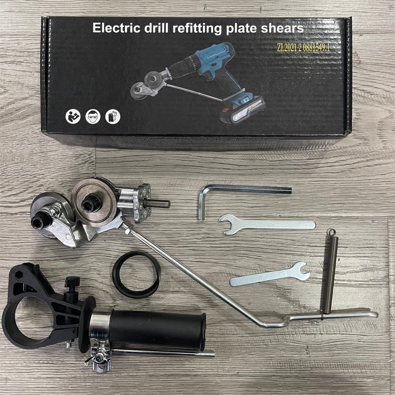 Electric Drill Shears Attachment Cutter Nibbler