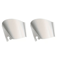 Stainless steel pouring shield