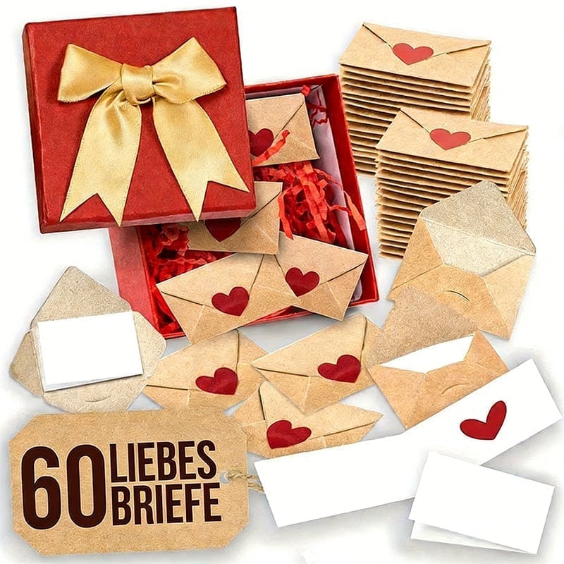 Mini-Umschläge mit leeren Karten