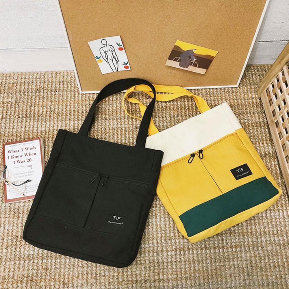 Leinwand Literarische Umhängetasche, Tragbare Handtasche