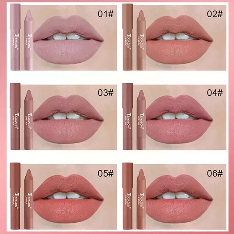 Rossetto opaco a 12 colori