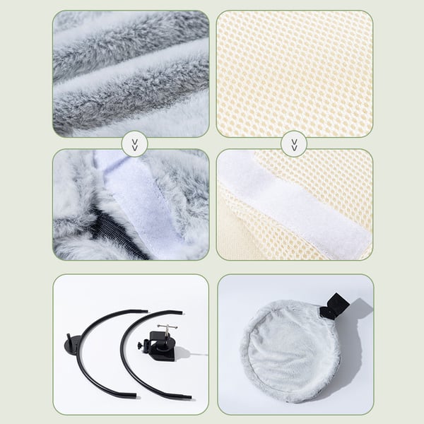 Sakerplus Ergonomic Desk Cat Bed For Office