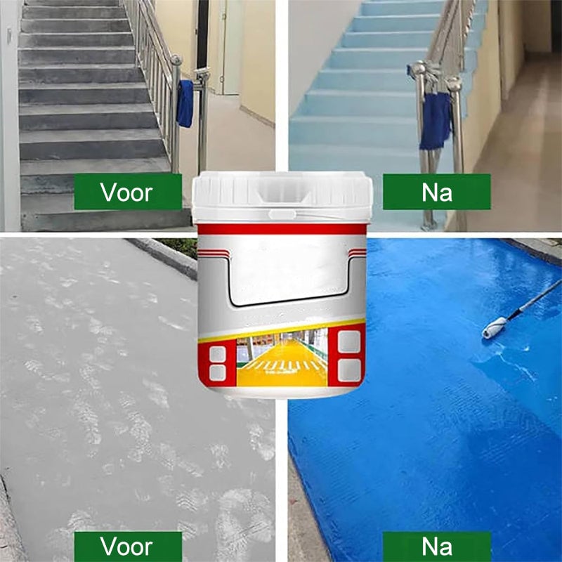 Sneldrogende antislip vloercoating op waterbasis