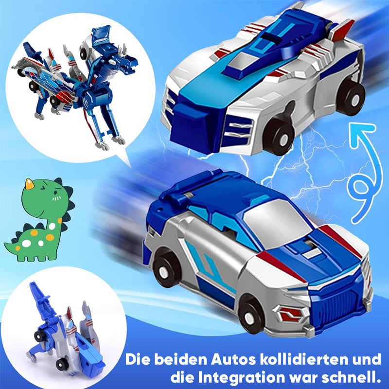 2-in-1 Magnetische Autos: Drachen und Einhörner
