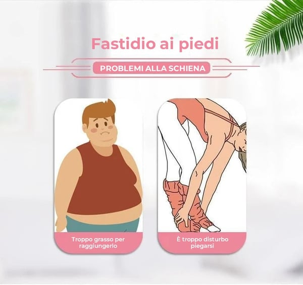 Scrubber per piedi e schiena per doccia, cuscino massaggiante