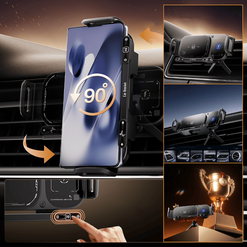 Draadloze Oplader Met Roterende Autohouder
